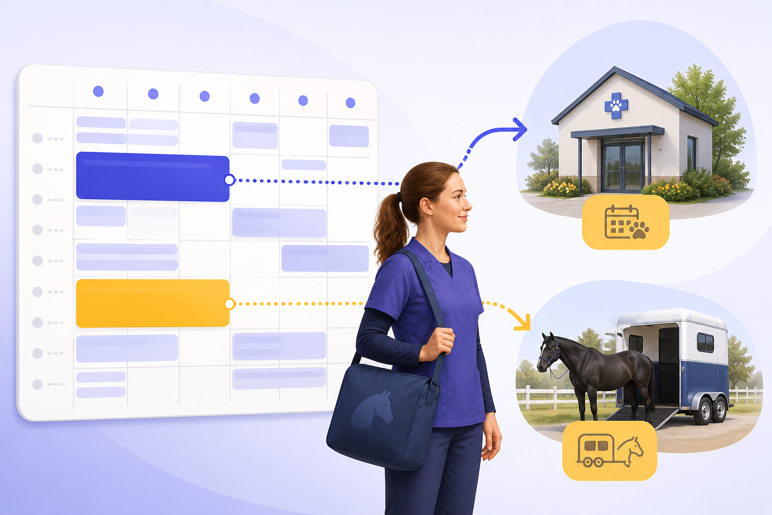 New in the schedule: appointment types per shift